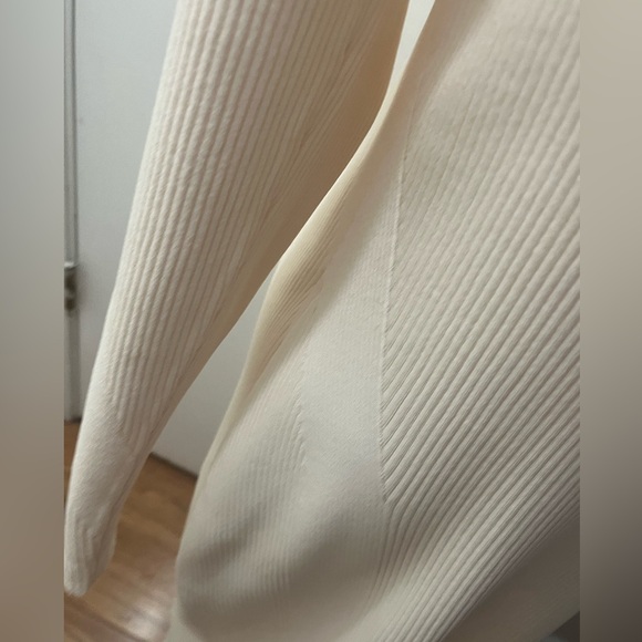 Rag & Bone Ivory White Long Sleeve Knit Sweater Dress Size L - Picture 9 of 13